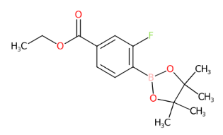 3-氟-4-(4,4,5,5-四甲基-1,3,2-二氧硼杂环戊烷-2-基)苯甲酸乙酯-CAS:851334-92-4