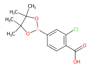 2-氯-4-(4,4,5,5-四甲基-1,3,2-二氧硼杂环戊烷-2-基)苯甲酸-CAS:890839-31-3