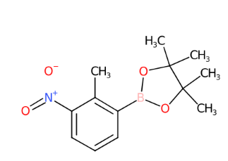 4,4,5,5-四甲基-2-(2-甲基-3-硝基苯基)-1,3,2-二氧杂硼烷-CAS:910235-64-2