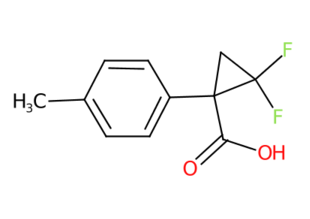 2,2-二氟-1-（对甲苯基）环丙烷-1-羧酸-CAS:1707737-35-6