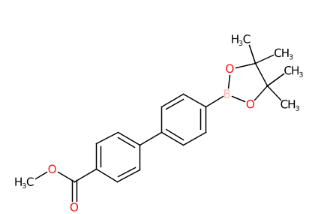 4'-(4,4,5,5-四甲基-1,3,2-二氧硼杂环戊烷-2-基)-[1,1'-联苯]-4-羧酸甲酯-CAS:1381957-27-2