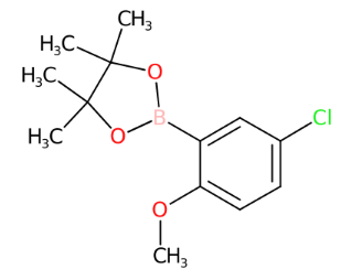 2-(5-氯-2-甲氧基苯基)-4,4,5,5-四甲基-1,3,2-二氧硼杂环戊烷-CAS:635305-45-2