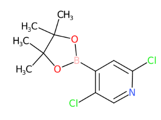 2,5-二氯-4-(4,4,5,5-四甲基-1,3,2-二氧硼杂环戊烷-2-基)吡啶-CAS:1073353-98-6