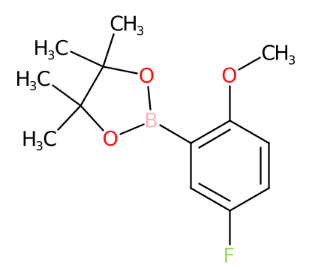 2-(5-氟-2-甲氧基苯基)-4,4,5,5-四甲基-1,3,2-二氧硼杂环戊烷-CAS:1383806-53-8