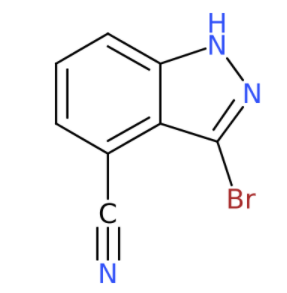 3-溴-4-氰基-1H-吲唑-CAS:1000341-36-5