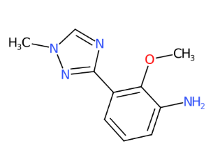 2-甲氧基-3-(1-甲基-1H-1,2,4-三唑-3-基)苯胺-CAS:1609394-10-6