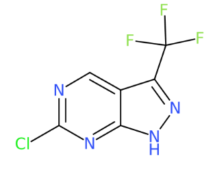 6-氯-3-三氟甲基-1H-吡唑并[3,4-d]嘧啶-CAS:1211590-25-8