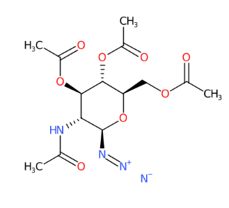 2-乙酰氨基-3,4,6-三-O-乙酰基-2-脱氧-β-D-吡喃葡萄糖酰基叠氮化物-CAS:6205-69-2