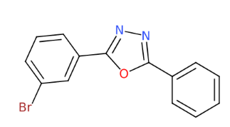 2-(3-溴苯基)-5-苯基-1,3,4-恶二唑-CAS:83817-44-1