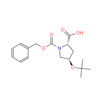 (2S,4R)-1-((苄氧基)羰基)-4-(叔丁氧基)吡咯烷-2-羧酸-CAS:85201-91-8