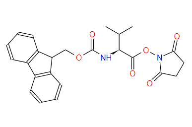 (S)-2,5-二氧代吡咯烷-1-基 2-((((9H-芴-9-基)甲氧基)羰基)氨基)-3-甲基丁酸酯-CAS:130878-68-1