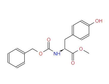 (S)-2-(((苄氧基)羰基)氨基)-3-(4-羟基苯基)丙酸甲酯-CAS:13512-31-7