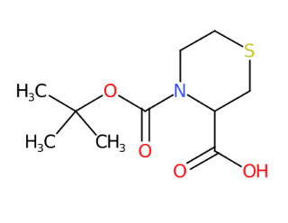 N-Boc-3-硫代吗啉甲酸-CAS:128453-98-5