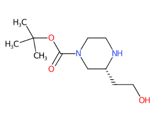 (R)-3-(2-羟乙基)哌嗪-1-羧酸叔丁酯-CAS:1272421-10-9