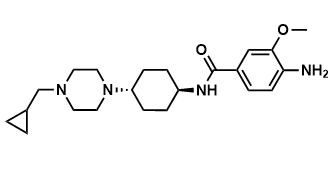 4-氨基-N-(反式-4-(4-(环丙基甲基)哌嗪-1-基)环己基)-3-甲氧基苯甲酰胺-CAS:882660-39-1