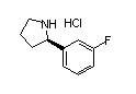 (R)-2-(3-氟苯基)吡咯烷盐酸盐-CAS:1364890-61-8