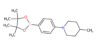4-甲基-1-(4-(4,4,5,5-四甲基-1,3,2-二噁硼烷-2-基)苯基)哌啶-CAS:1704095-28-2
