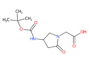2-(4-((叔丁氧羰基)氨基)-2-氧代吡咯烷-1-基)乙酸-CAS:132757-20-1