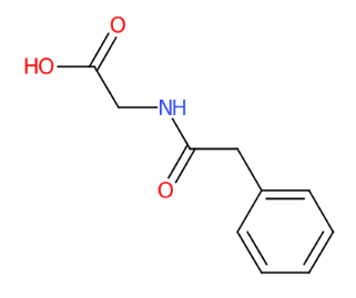 苯乙酰甘氨酸-CAS:500-98-1