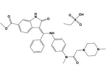 尼达尼布乙磺酸盐-CAS:656247-18-6