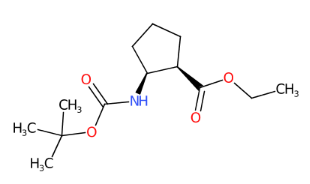 (1R,2S)-2-(Boc-氨基)环戊烷甲酸乙酯-CAS:1140972-29-7