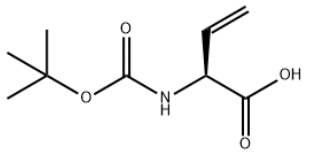 (S)-2-((叔丁氧羰基)氨基)丁-3-烯酸-CAS:91028-39-6