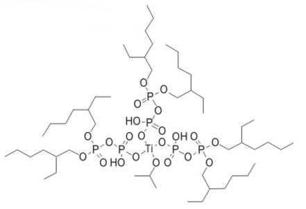 异丙基三(二辛基焦磷酸酰氧基)钛酸酯-CAS:67691-13-8