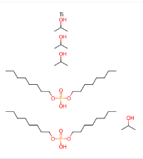 四异丙基二(二辛基亚磷酸酰氧基)钛酸酯-CAS:65460-52-8