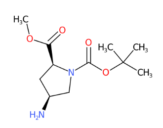 (2S,4S)-1-Boc-4-氨基吡咯烷-2-甲酸甲酯-CAS:121148-01-4
