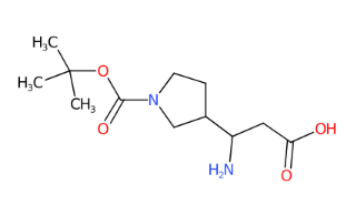 3-氨基-3-(1-Boc-3-吡咯烷基)丙酸-CAS:889949-27-3