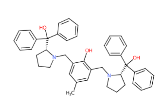 2,6-双[[(R)-2-[羟基(二苯基)甲基]-1-吡咯烷基]甲基]-4-甲基苯酚-CAS:877395-58-9