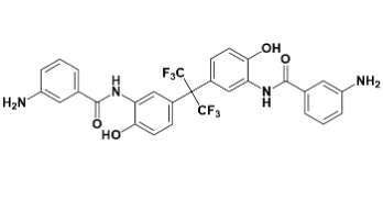 2,2-双(3-(3-氨基苯甲酰氨基)-4-羟基苯基)六氟丙烷-CAS:220426-92-6