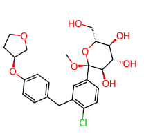 (2S,3R,4S,5S,6R)-2-(4-氯-3-(4-(((S)-四氢呋喃-3-基)氧基)苄基)苯基)-6-(羟甲基)-2-甲氧基四氢-2H-吡喃-3,4,5-三醇-CAS:1279691-36-9