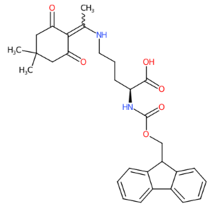 (S)-2-((((9H-芴-9-基)甲氧基)羰基)氨基)-5-((1-(4,4-二甲基-2,6-二氧代环己基亚基)乙基)氨基)戊酸-CAS:269062-80-8