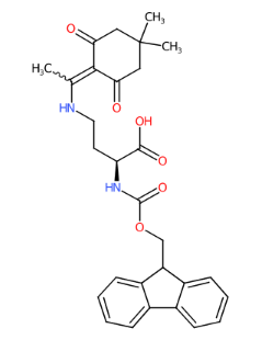 (S)-2-((((9H-氟-9-基)甲氧基)羰基)氨基)-4-((1-(4,4-二甲基-2,6-二氧代环己基亚基)乙基)氨基)丁酸-CAS:235788-61-1