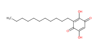 2,5-二羟基-3-十一烷基环己烷-2,5-二烯-1,4-二酮-CAS:550-24-3