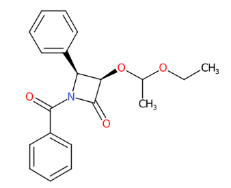 (3R,4S)-1-苯甲酰基-3-(1-乙氧基乙氧基)-4-苯基氮杂环丁烷-2-酮-CAS:201856-53-3