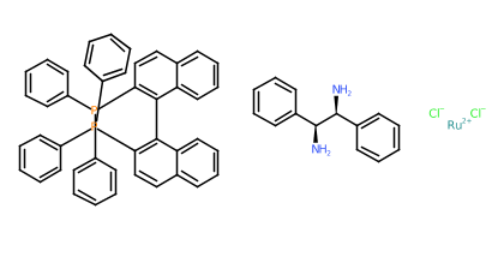 二氯[(R)-(+)-2,2′-双(二苯基膦)1,1′-联萘基][(1S,2S)-(-)-1,2-二苯基乙二胺]钌(II)-CAS:212210-87-2