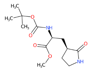 (S)-2-((叔丁氧基羰基)氨基)-3-((S)-2-氧代吡咯烷-3-基)丙酸甲酯-CAS:328086-60-8