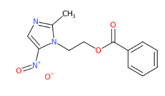 2-(2-甲基-5-硝基-1H-咪唑-1-基)苯甲酸乙酯-CAS:13182-89-3