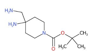 4-氨基-4-(氨基甲基)哌啶-1-羧酸叔丁酯-CAS:871115-32-1