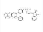 1,3-二氢-1-[1-[4-(6-苯基-1H-咪唑并[4,5-g]喹喔啉-7-基)苯基甲基]-4-哌啶基]-2H-苯并咪唑-2-酮（AKT抑制剂VIII）-CAS:612847-09-3