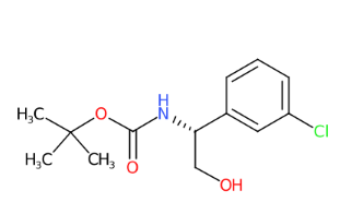 (R)-叔-丁基 (1-(3-氯苯基)-2-羟基乙基)氨基甲酯-CAS:926291-64-7