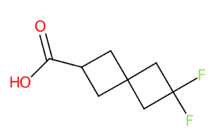 6,6-二氟螺[3.3]庚烷-2-羧酸-CAS:1419101-45-3