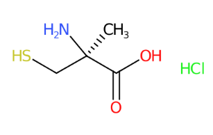 (S)-2-氨基-3-巯基-2-甲基丙酸盐酸盐-CAS:151062-55-4