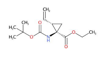 (1R,2S)-rel-1-[[(1,1-二甲基乙氧基)羰基]氨基]-2-乙烯基-环丙羧酸乙酯-CAS:259217-95-3