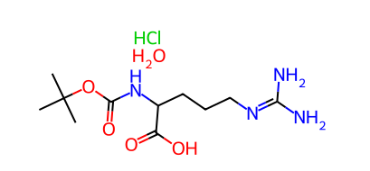 N-(叔丁氧羰基)-D-精氨酸盐酸盐单水合物-CAS:204070-00-8