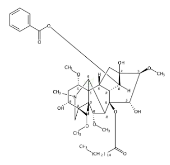 苯甲酰新乌头原碱-7-棕榈酸酯-CAS:158584-86-2