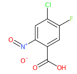 4-氯-5-氟-2-硝基苯甲酸-CAS:129951-45-7