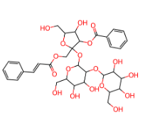 2-肉桂酰基-3-苯甲酰基-(2-O-α-葡萄糖基)蔗糖酯-CAS:154287-55-5